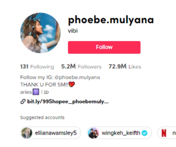 Profil Dan Biodata Phoebe Mulyana Lengkap Umur Dan Ag Vrogue Co