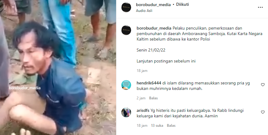 Wajah Pelaku Pemerkosaan Hingga Bunuh Gadis 14 Tahun Di Kukar Ternyata