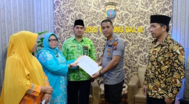 Kapolres Tanjung Balai Terima Audiensi Organisasi Masyarakat Budaya Melayu Indonesia 