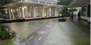 Hujan Deras, Istana Presiden di Jakarta Kebanjiran