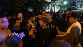 Ormas Pemuda di Medan Terlibat Bentrok Masalah Saling Geber Gas Motor di Jalan