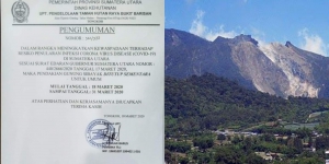 Antisispasi Corona, Pendakian Gunung Sibayak Karo Disetop