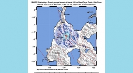 Gempa Tektonik M5,8 Guncang Sigi, Tidak Berpotensi Tsunami