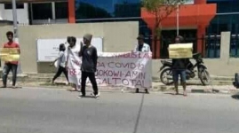 Aksi Tolak Omnibus Law Saat Pandemi Corona, Mahasiswa di Kupang Diamankan Polisi