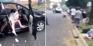 Viral Kecelakaan Mobil di Karawaci Tangerang, Polisi: Berkendara Sambil Mabuk