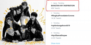 Giveaway Album BTS, Topik 'Bangtan My Inspiration' Viral di Twitter