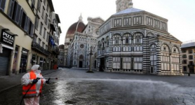 Kasus Kematian Pasien Covid-19 Tertinggi di Dunia, Italia Perpanjang Masa Lockdown
