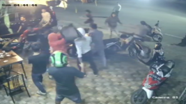 Dua Geng Motor Bentrok di Jalan Adam Malik Medan