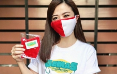 Corak Merah Putih,  SiCepat dan Yayasan Tangan Manusia Bagi-bagi Masker Gratis