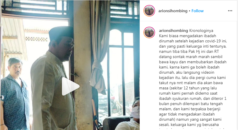 Sekeluarga Ibadah di Rumah Sebab Corona, Warga Tak Terima dan Bubarkan Paksa 