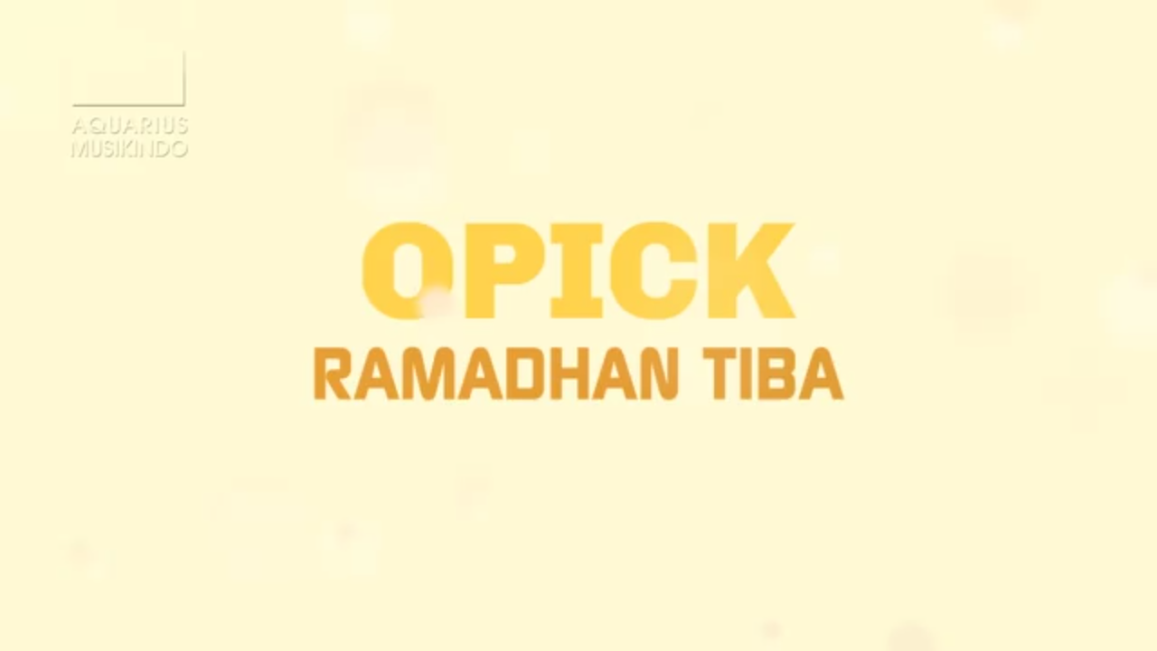 Kunci Gitar dan Lirik Lagu Opick-Ramadhan Tiba