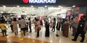 Hari Pertama PSBB Tahap Kedua, Mall di Cirebon Diserbu oleh Warga 