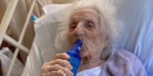 Viral, Sembuh dari Covid-19, Nenek 103 Tahun Ini Langsung Minum Bir
