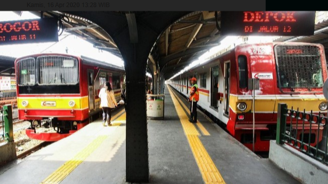 PSBB Transisi Di DKI Dimulai, KRL Beroperasi Pukul 04.00-20.00 WIB