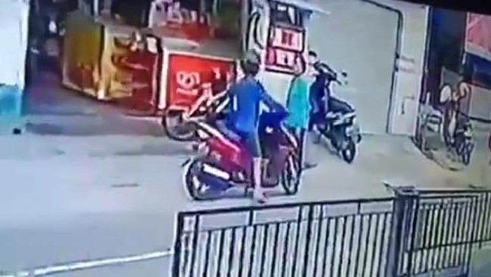 Viral Video di Klaten, Pemotor Beli BBM Lalu Santuy Kabur Tanpa Bayar