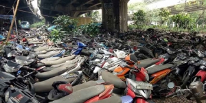Wow! Inilah Kuburan Massal Sepeda Motor di Jakarta, Sudah Pernah Tau?