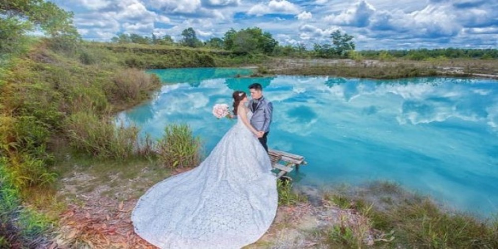 Danau Biru Singkawang, Danau Unik Peninggalan Tambang Emas