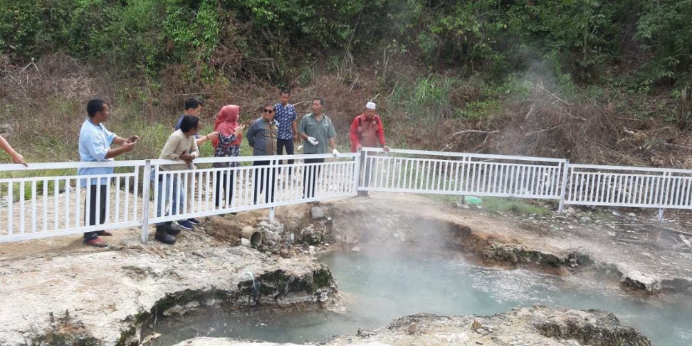 Kolam Sampuraga di Madina Sumut, Kolam Panas dan Minyimpan Cerita Durhaka