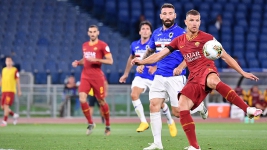 Giallorossi Berhasil Balikkan Kedudukan Dalam Laga AS Roma vs Sampdoria Hingga Menang Tipis