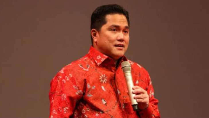 Sebut Kursi BUMN 'Panas', Erick Thohir Jemur Para Dirut BUMN saat Peluncuran Logo Baru