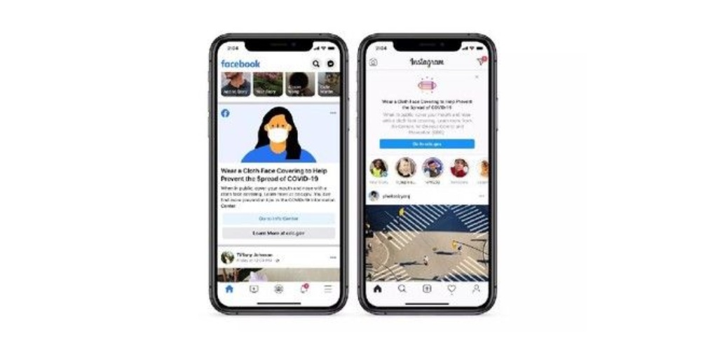 Pandemi Corona, Facebook dan Instagram Ingatkan Pakai Masker