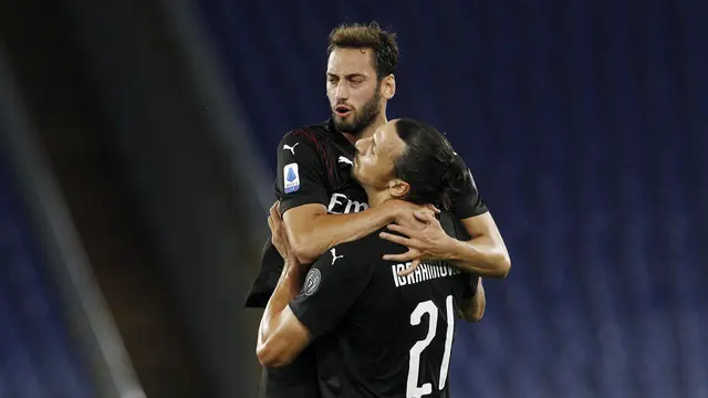 Zlatan Ibrahimovic Cetak Gol dan Assist, AC Milan Ungguli Lazio 3-0