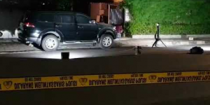 Mobil Pajero Sport Meledak di Menteng, Polisi Lakukan Olah TKP