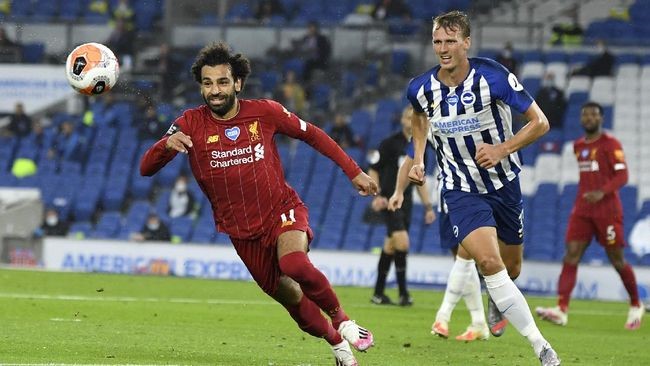 Brighton vs Liverpool: The Reds Tumbangkan Lawan 3-1, Dua Gol Sumbangan Mohamed Salah