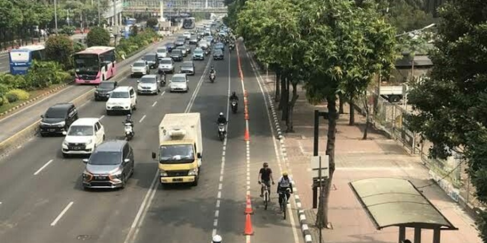 Jalur Sepeda di Sudirman-Thamrin Diperlebar, Akibat Jumlah Warga yang Gowes Semakin Meningkat