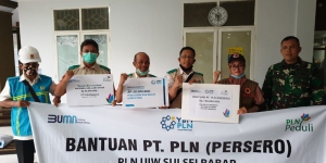 PLN Salurkan Bantuan senilai Rp 160 Juta untuk Korban Banjir di Masamba Sulawesi Selatan
