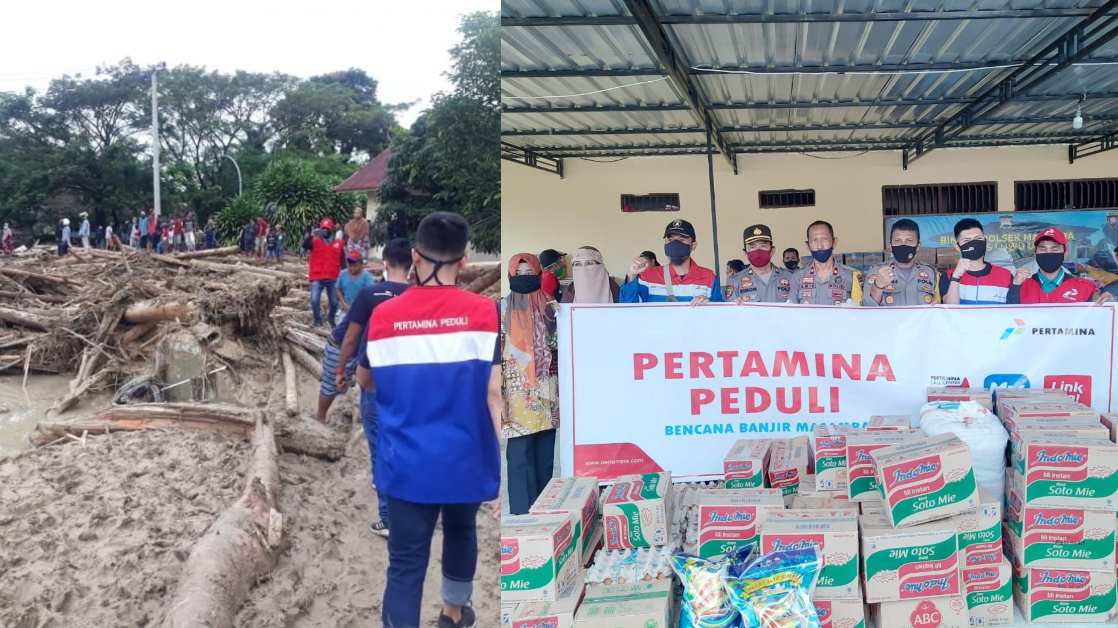  Pertamina Peduli Banjir Masamba, Salurkan Paket Bantuan Berupa Bright Gas 