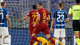 Roma vs Inter: Saling Bermain Terbuka Sejak Menit Pertama, Tim Tamu Cetak Gol Lebih Dulu