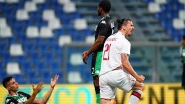 Sassuolo vs Milan: Berkat Intersepsi Frank Kessie, Ibrahimovic Jebol Gawang Tuan Rumah