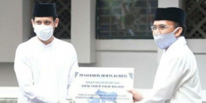 Gelar Salat Idul Adha di Masjid Kemendikbud, Nadiem Sumbang 1 Ekor Sapi 