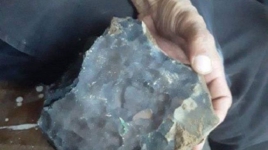 Batu Hitam Luar Angkasa Diduga Meteor Jatuh di Sumatera Utara