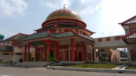 Keren Masjid Babah Alun Berarsitektur Tionghoa Diresmikan Pemkot Jaksel