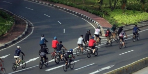 Jalur Sepeda di Jakarta Dibuka, Lansia dan Ibu Hamil Dilarang Masuk Area