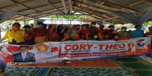 Tim Pemenangan di Kecamatan Juhar Optimis Cory-Theo Menang di Pilkada Karo 2020