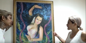 Kisah Mistis Lukisan Nyi Roro Kidul di Rumah Nikita Mirzani, Dipercaya Pembawa Rezeki dan Suka Hidup Sendiri