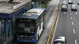 Jakarta Kembali PSBB Transisi Transportasi Umum Tetap Dibatasi 