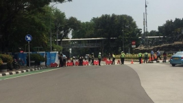 Polisi Tutup Jalan Sekitar Istana Negara Antisipasi Demo BEM SI