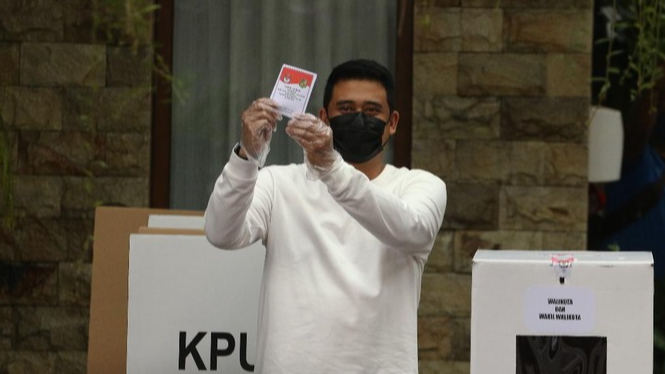 Bobby Nasution Menang Telak di Pilwalkot Medan Versi Charta Politika 