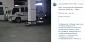 Misteri Sirine Mobil Ambulans Bunyi Sendiri di Unismuh, Netizen: Ada Setannya