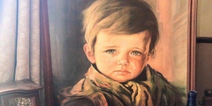 Cerita Misteri Lukisan the Crying Boy Karya Seniman Italia, Konon Diisi Roh Seorang Anak