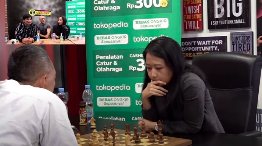 Dewa Kipas Kalah Telak 3-0 dari Grand Master Wanita Irene Sukandar 