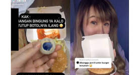 Video Tutup Botol Saus Terselip di Burger, Restoran Cepat Saji Ini Berikan Respon Tak Terduga