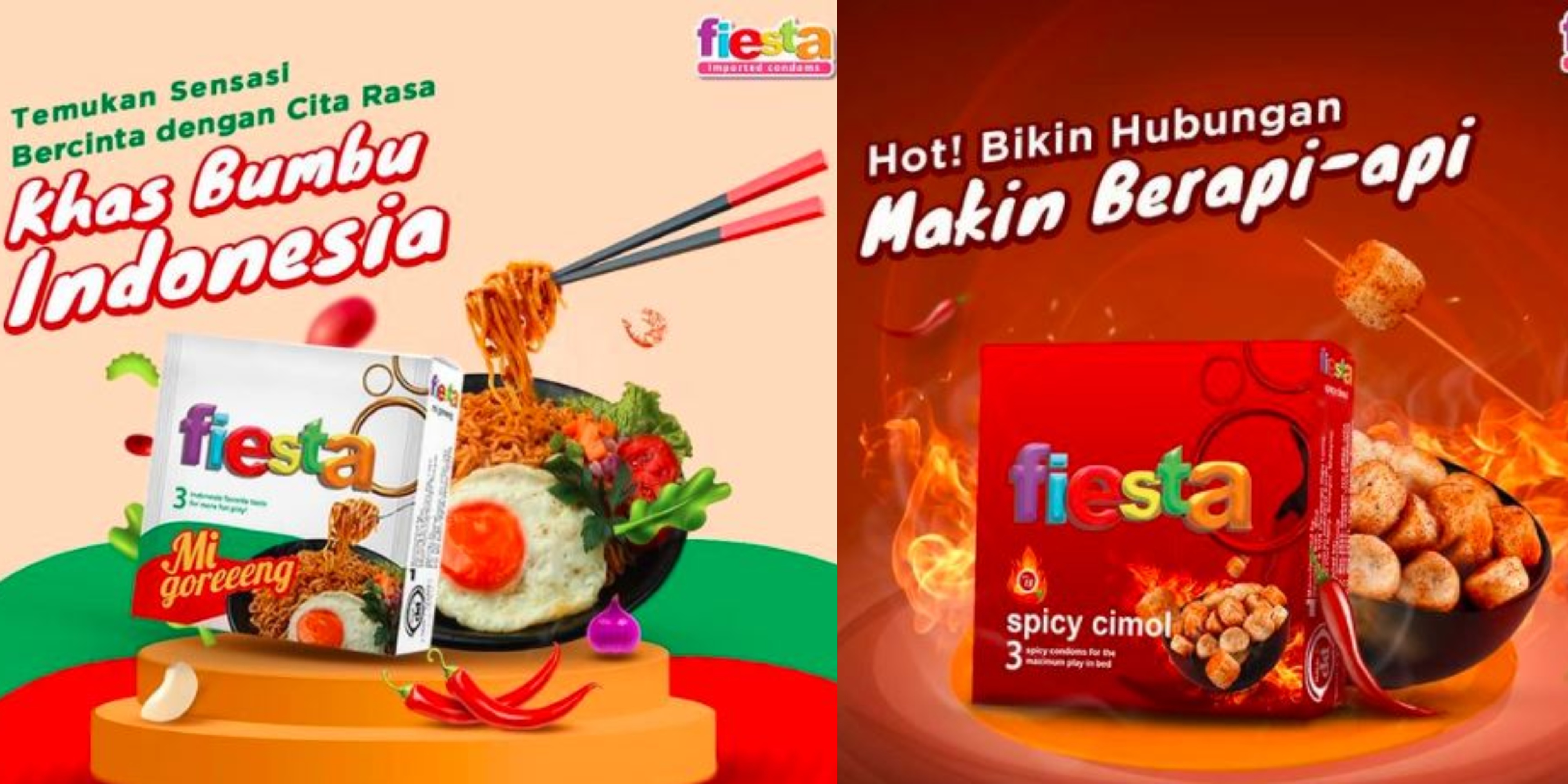 Fiesta Rilis Kondom Mi Goreng hingga Cimol Pedas, Ternyata Permintaan Netizen 