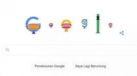 Hari Ini Google Doodle Kembali Ingatkan Bermasker Ganda dan Jaga Jarak, Cegah Covid-19