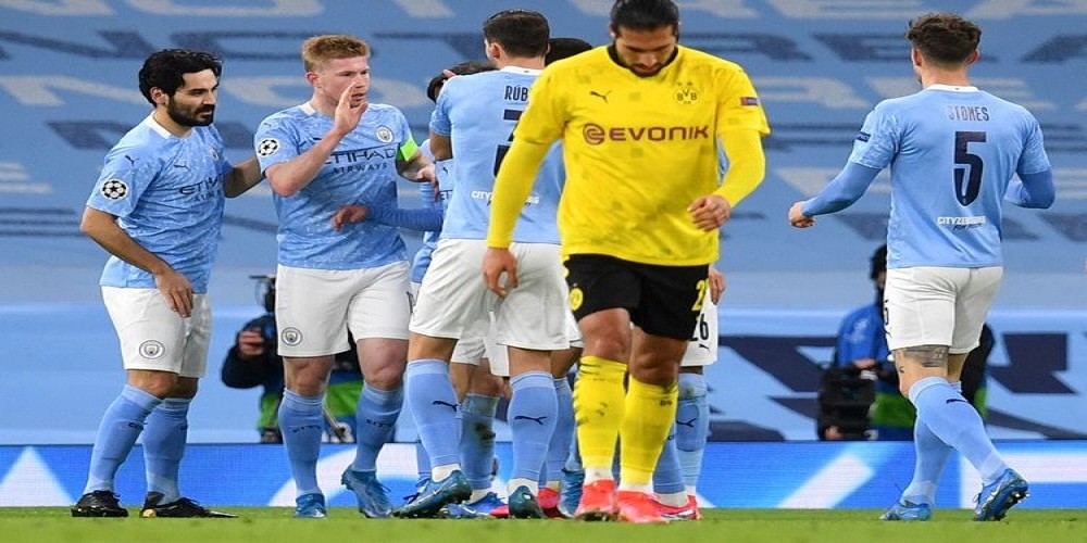 Hasil Liga Champions: Manchester City Taklukkan Borussia Dortmund 2-1