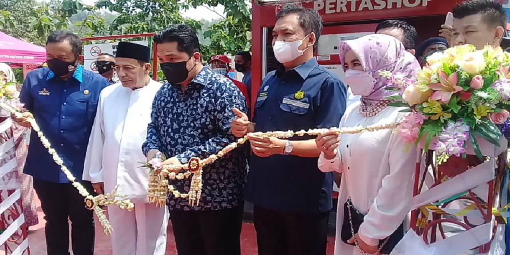 Erick Thohir Resmikan Program Pertashop di Pondok Pesantren Nurul Qur'an Karangpetir